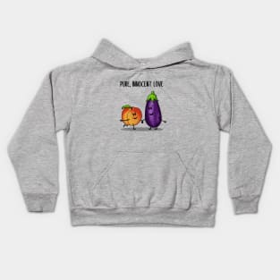 Eggplant and Peach Kids Hoodie